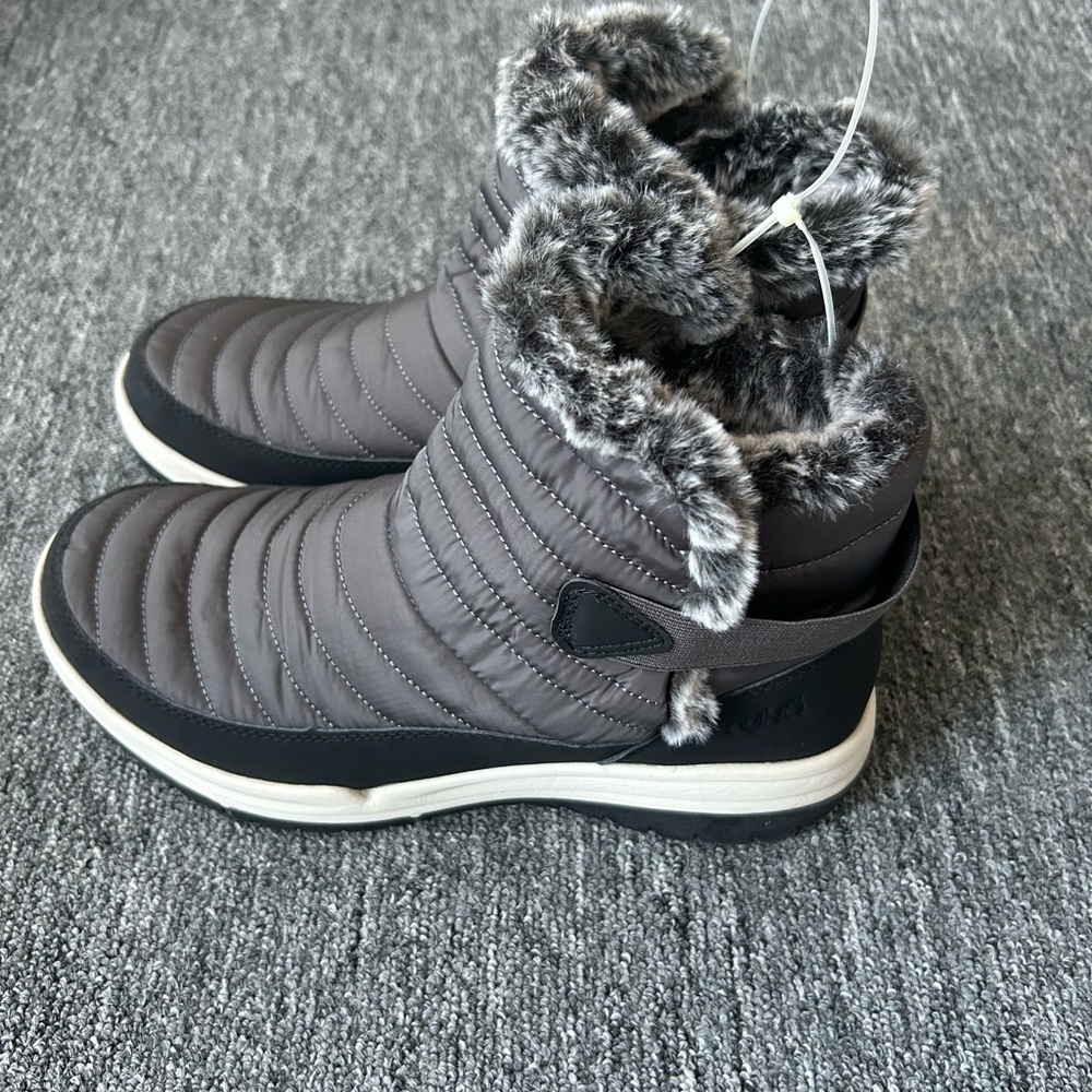 Ryka 8.5W gray ankle winter boots